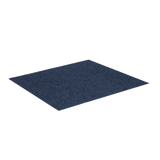 5m2 Box of Premium Carpet Tiles Commercial Domestic Office Heavy Use Flooring Blue - Front View