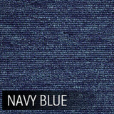 5m2 Box of Premium Carpet Tiles Commercial Domestic Office Heavy Use Flooring Blue - Top-Down View