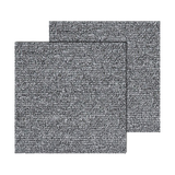 5m2 Box of Premium Carpet Tiles Commercial Domestic Office Heavy Use Flooring Grey - 45-Degree Angle