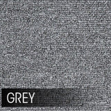 5m2 Box of Premium Carpet Tiles Commercial Domestic Office Heavy Use Flooring Grey - Rear View