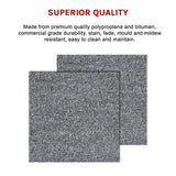5m2 Box of Premium Carpet Tiles Commercial Domestic Office Heavy Use Flooring Grey - Extra Image