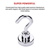 10x Strong Rare Earth N38 Neodymium Magnetic Hanger Holder 10kg Magnet Hooks - Extra Image