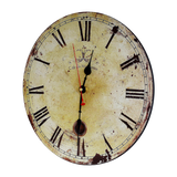 Large Vintage Wall Clock Kitchen Office Retro Timepiece - Side View