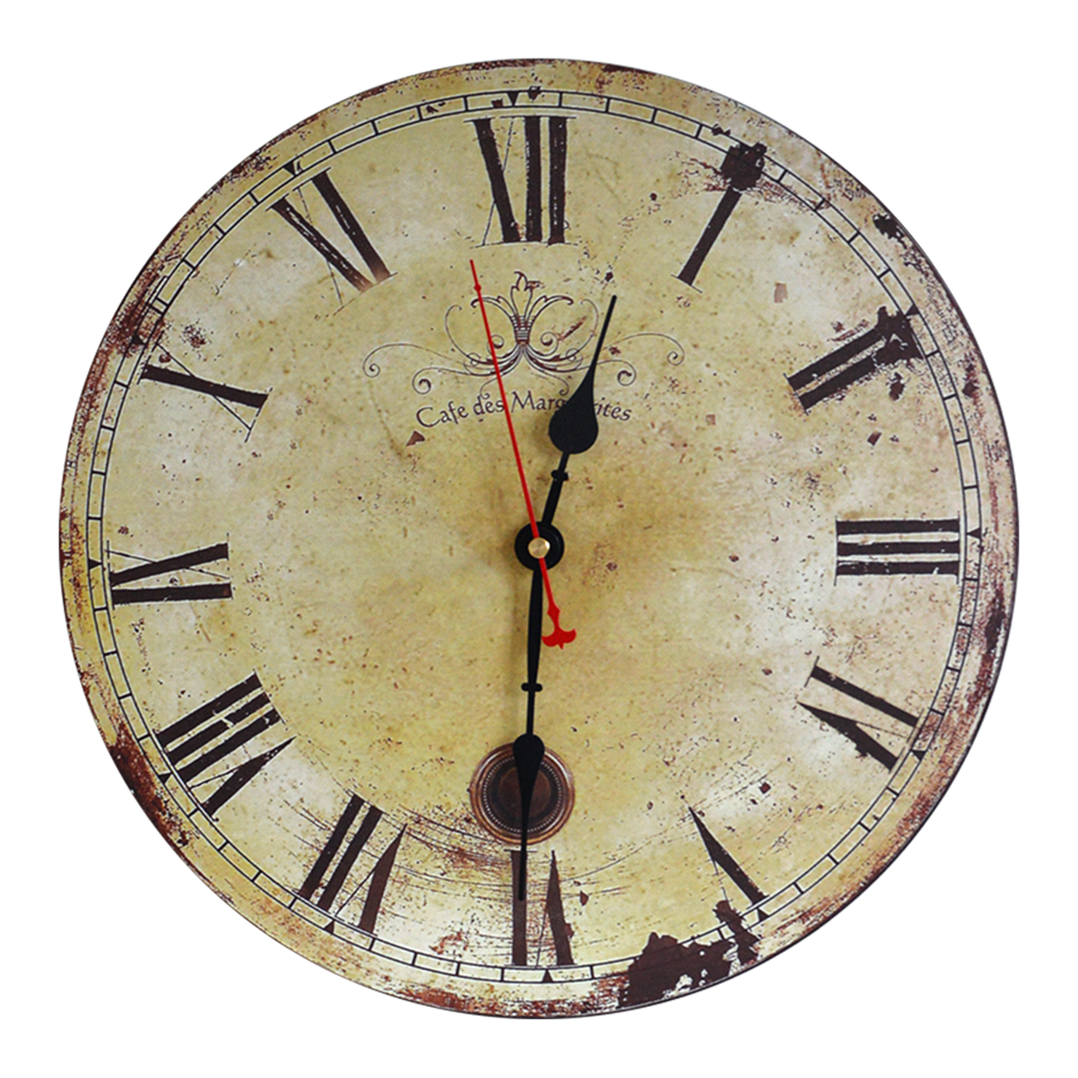 Large Vintage Wall Clock Kitchen Office Retro Timepiece
