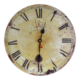 Large Vintage Wall Clock Kitchen Office Retro Timepiece - Top-Down View