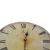 Large Vintage Wall Clock Kitchen Office Retro Timepiece - 45-Degree Angle