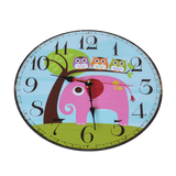 Large Kids Wall Clock - Side View