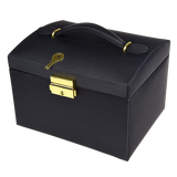 Jewellery Storage Box Girls Rings Necklaces Display Organiser Storage Case - Top-Down View