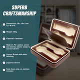 4 Watch Box Display Travel Case PU Leather - Extra Image