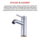 Basin Mixer Tap Faucet -Kitchen Laundry Bathroom Sink - Rear View