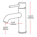Basin Mixer Tap Faucet -Kitchen Laundry Bathroom Sink - Low Angle