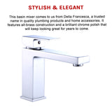 Basin Mixer Tap Faucet -Kitchen Laundry Bathroom Sink - Close-Up Angle