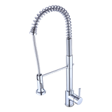 Basin Mixer Pull-Out Kitchen Tap Faucet Laundry Sink - Top-Down View