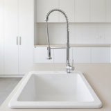 Basin Mixer Pull-Out Kitchen Tap Faucet Laundry Sink - Close-Up Angle