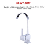 Basin Mixer Tap Faucet -Kitchen Laundry Bathroom Sink - Low Angle