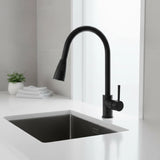 Basin Mixer Pull-Down Tap Faucet -Kitchen Laundry Bathroom Sink - Close-Up Angle