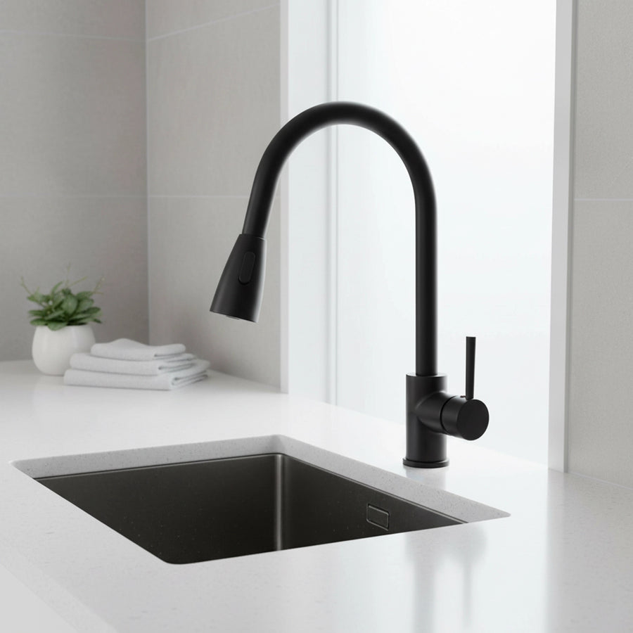 Basin Mixer Pull-Down Tap Faucet -Kitchen Laundry Bathroom Sink