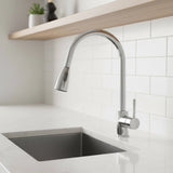 Basin Mixer Pull-Down Tap Faucet -Kitchen Laundry Bathroom Sink - 45-Degree Angle