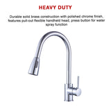 Basin Mixer Pull-Down Tap Faucet -Kitchen Laundry Bathroom Sink - Extra Image
