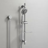 Hand Held Shower Rail Soap Dish Bathroom Set