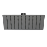 200mm Shower Head Square 304SS Electroplated Matte Black Finish