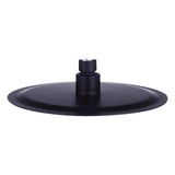 200mm Shower Head Round 304SS Electroplated Matte Black Finish - Extra Image