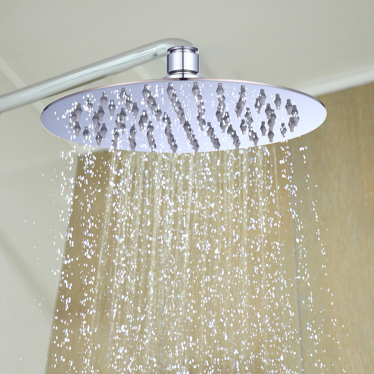 200mm Shower Head Round 304SS Polished Chrome Finish