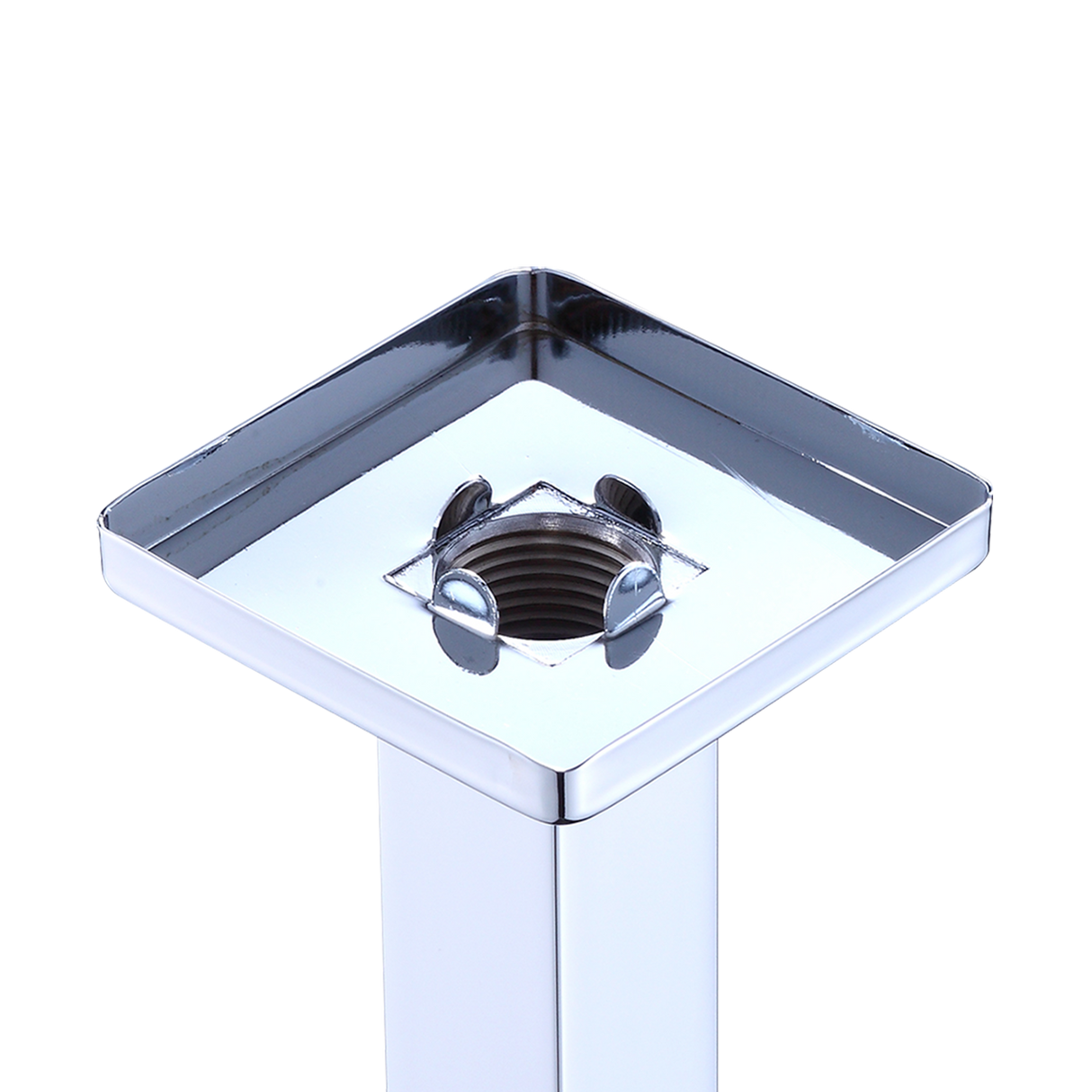 Shower Head Arm Wall Connector Square Bathroom Rainforest ShowerHead