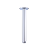 Shower Head Arm Wall Connector Round Bathroom Rainforest ShowerHead - Rear View