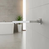 228mm Bath Spout Polished Chrome Finish - 45-Degree Angle