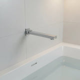 228mm Bath Spout Polished Chrome Finish - Close-Up Angle