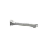 228mm Bath Spout Polished Chrome Finish - Low Angle