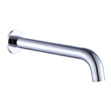 220mm Bath Spout in Polished Chrome Finish - Side View