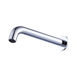 220mm Bath Spout in Polished Chrome Finish - Close-Up Angle