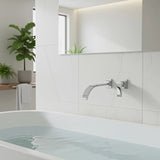 180mm Bath Spout Polished Chrome Finish - Rear View