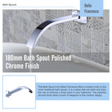 180mm Bath Spout Polished Chrome Finish - Extra Image