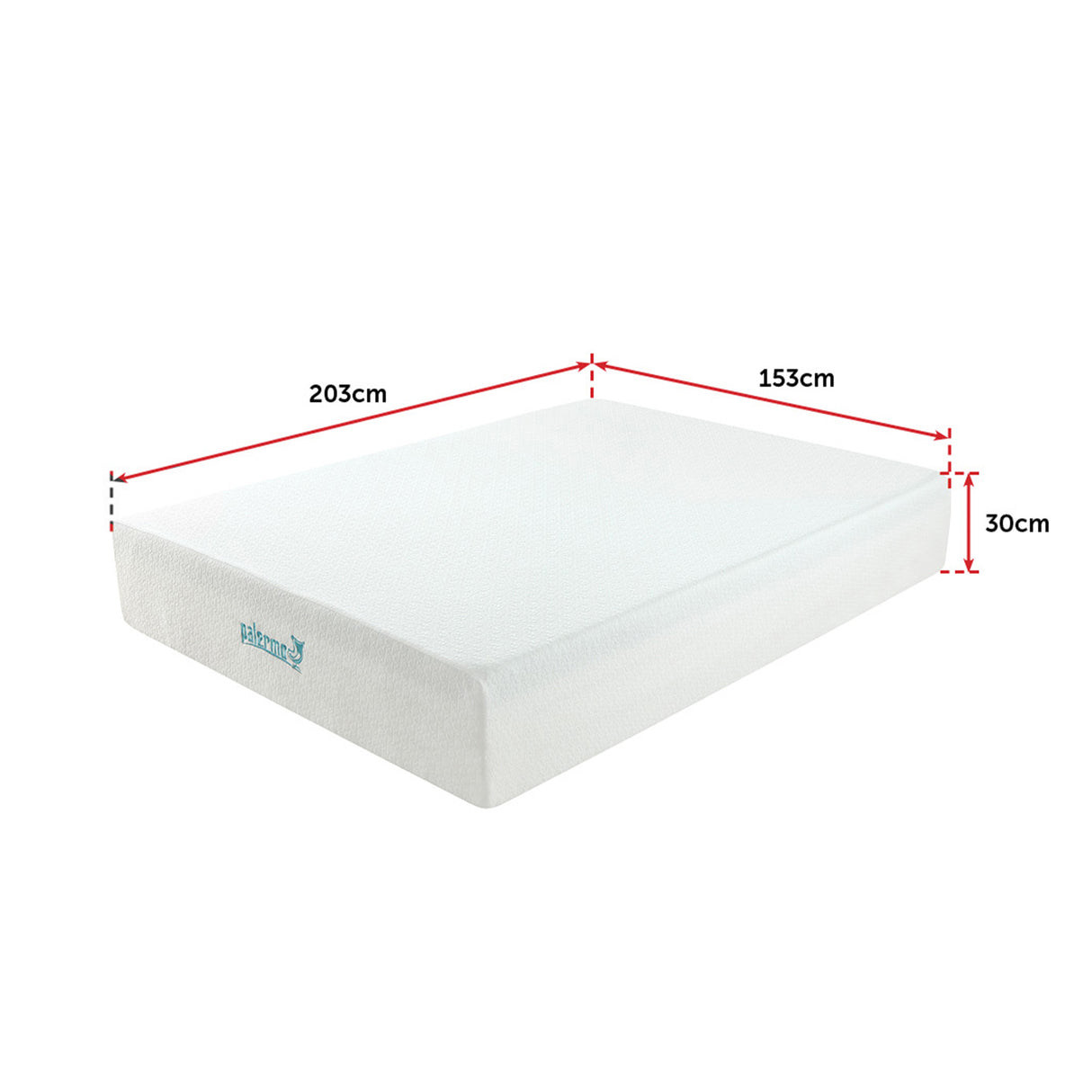 Queen 30cm Green Tea Memory Foam Mattress &ndash; Cooling Comfort with CertiPUR-US&reg; Certified Foam