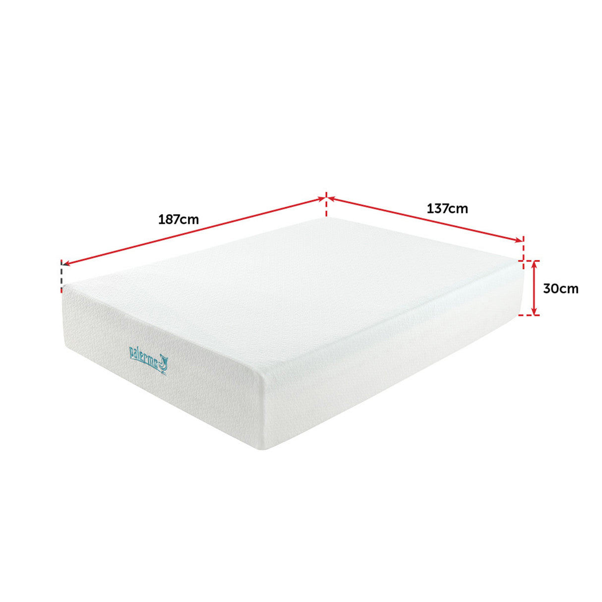 Double 30cm Green Tea Memory Foam Mattress &ndash; Cooling Comfort with CertiPUR-US&reg; Certified Foam