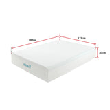 Double 30cm Green Tea Memory Foam Mattress &ndash; Cooling Comfort with CertiPUR-US&reg; Certified Foam