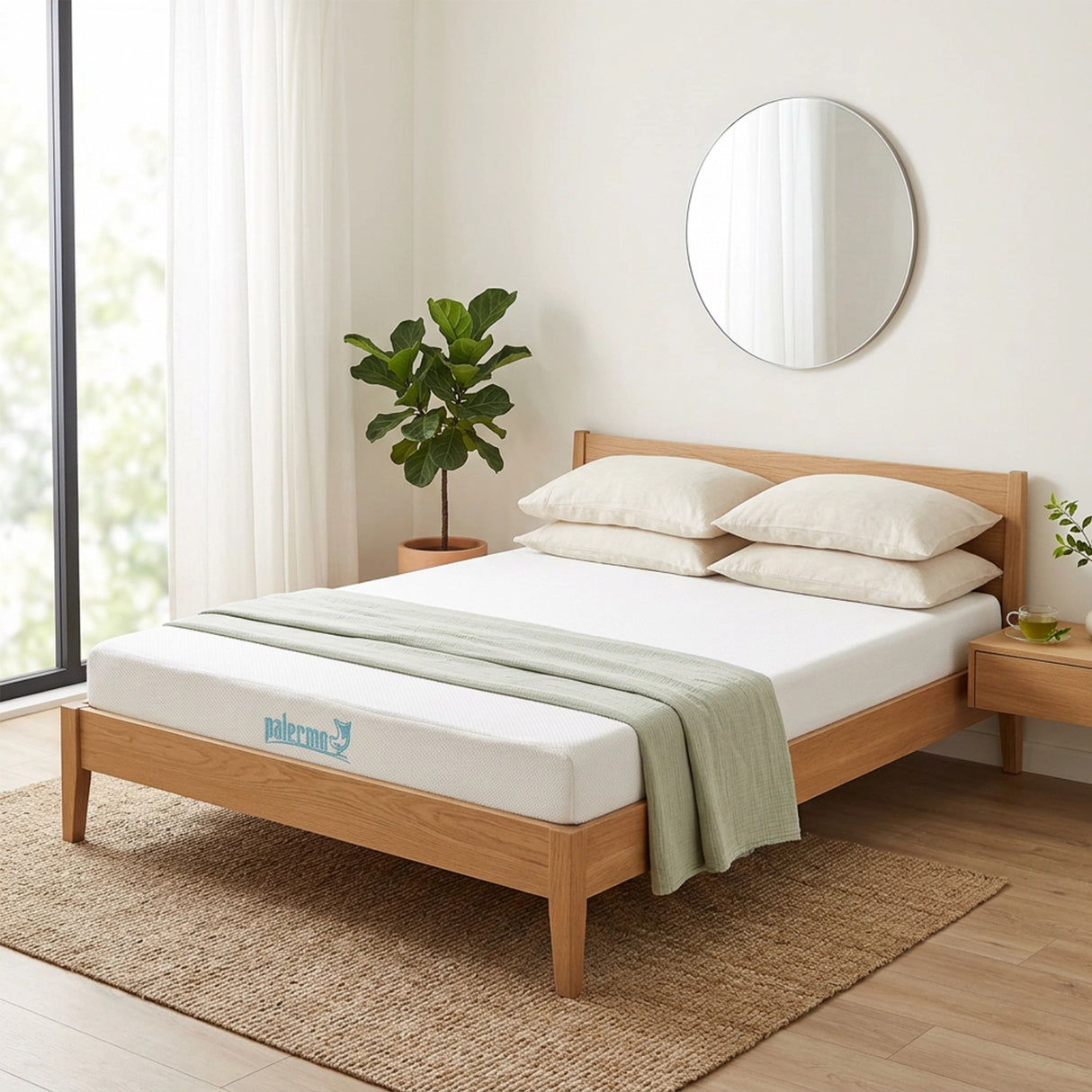 Queen Green Tea Memory Foam Mattress &ndash; Cooling Comfort with CertiPUR-US&reg; Certified Foam