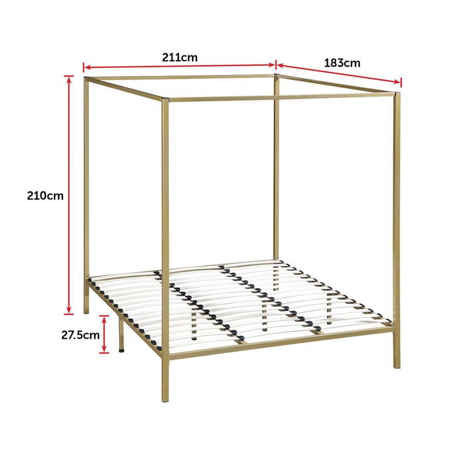 4 Four Poster King Bed Frame, image 12