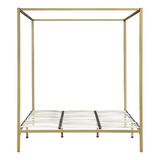 4 Four Poster King Bed Frame - Top-Down View