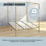 4 Four Poster King Bed Frame - Extra Image