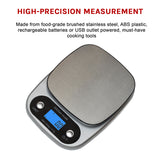 0.1g Digital Kitchen Scale 3kg Rechargeable High Precision Food - Extra Image