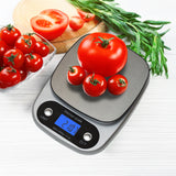 0.1g Digital Kitchen Scale 3kg Rechargeable High Precision Food - 45-Degree Angle