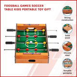 Foosball Games Soccer Table Kids Portable Toy Gift