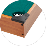 Kids Mini Billiard Table Game Toy Wooden Snooker Pool Home Fun Birthday Gift - 45-Degree Angle