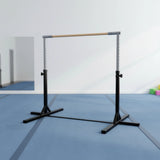 Gymnastics Training Bar Kids Adjustable Horizontal Kip Fitness Gym Equipment - Side View