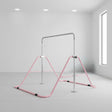 Kids Gymnastics Bars Training Horizontal Bar Monkey Kip Bar Pink