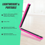 2.2m Gymnastics Folding Balance Beam Pink Synthetic Suede - Extra Image